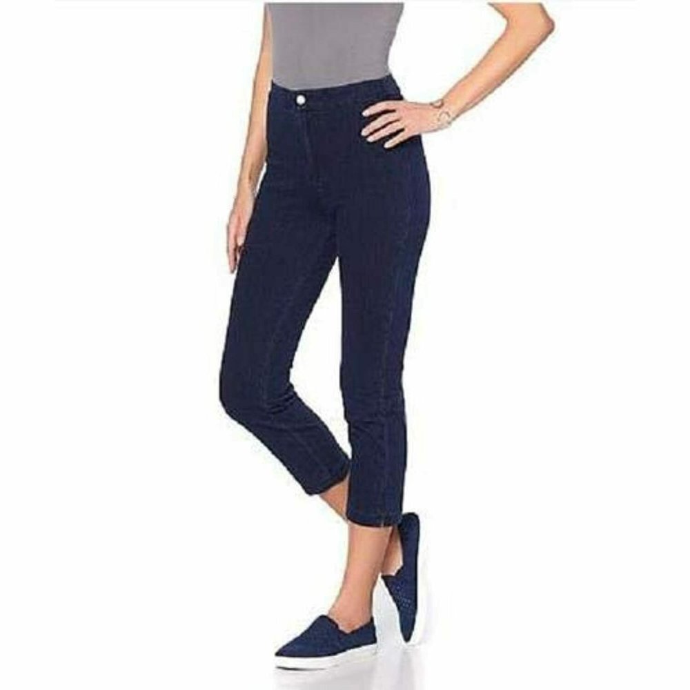Lysse Women's Cigarette Denim Pant Indigo NWT
